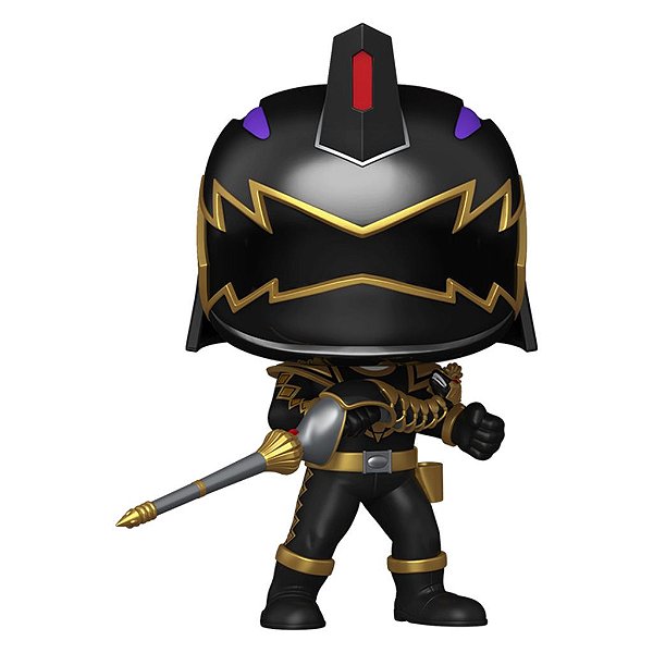 Funko Pop Power Rangers Dino Thunder Black Dino Thunder #1712 Vinil 9,5 Cm Oficial Funko Vinil 9,...