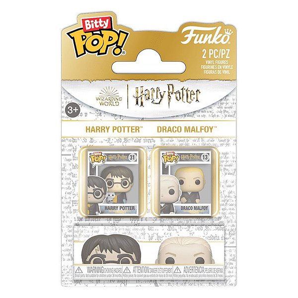 Funko Bitty Pop 2Pack Harry Potter Harry Potter & Draco Malfoy 2,5Cm Miniatura Oficial Funko 2,5c...