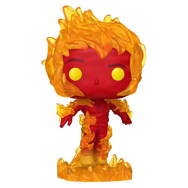 Funko Pop Marvel Fantastic 4 Firts Steps Human Torch #1517 Vinil 9,5 cm Oficial Funko
