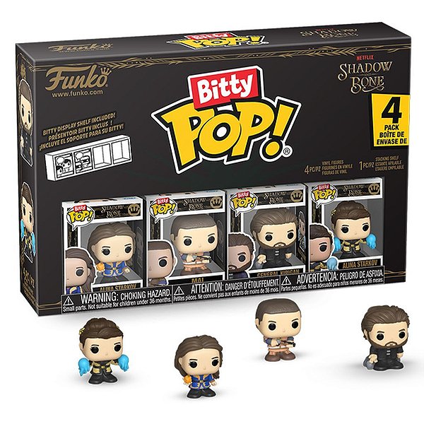 Funko Bitty Pop Shadow Bone Alina Starkov 4Pack 2,5Cm Miniatura Oficial Funko 2,5cm Miniatura Ofi...