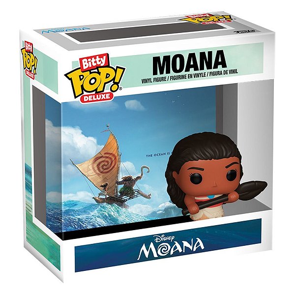 Funko Bitty Pop Disney Moana Deluxe Moana 2,5Cm Miniatura Oficial Funko 2,5cm Miniatura Oficial F...