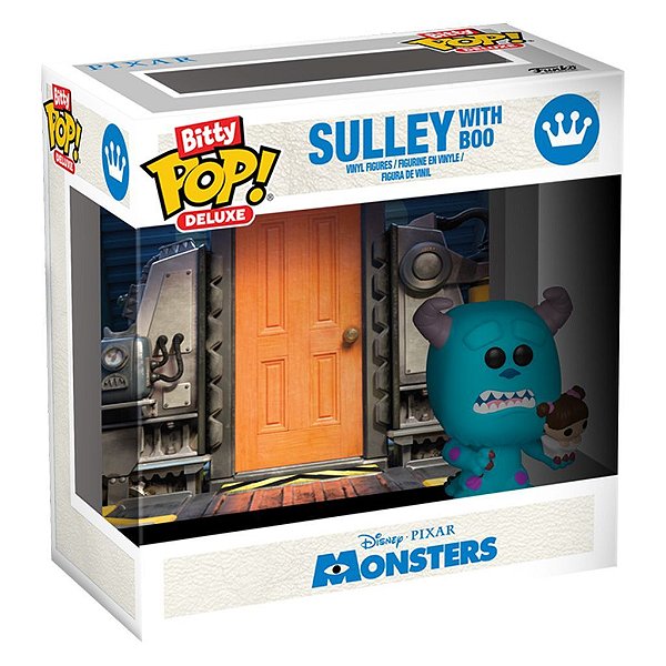 Funko Bitty Pop Pixar Monster Inc.Deluxe Sulley 2,5Cm Miniatura Oficial Funko 2,5cm Miniatura Ofi...