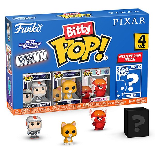 Funko Bitty Pop Pixar Lightyer 4Pack 2,5Cm Miniatura Oficial Funko 2,5cm Miniatura Oficial Funko