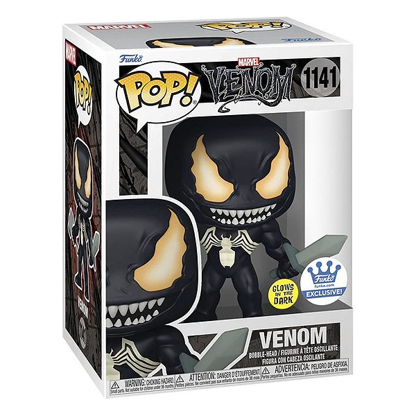Funko Pop Marvel Venom Hammer Sword Glow Ex #1141 Vinil 9,5 Cm Oficial Funko Vinil 9,5 cm Oficial...