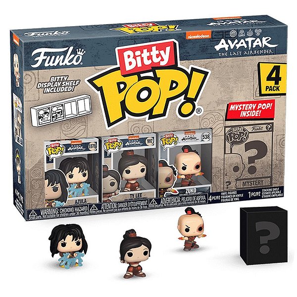 Funko Bitty Pop Avatar Azula 4Pack 2,5cm Miniatura Oficial Funko