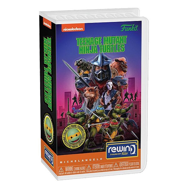 Funko Pop Funko Rewind Tmnt The Movie Michelangelo #79175 Vinil 9,5 Cm Oficial Funko Vinil 9,5 cm...