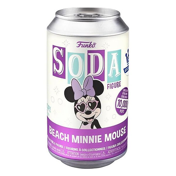 Funko Pop Funko Vinyl Soda Disney Minnie Mouse Beach #71496 Vinil 9,5 cm Oficial Funko