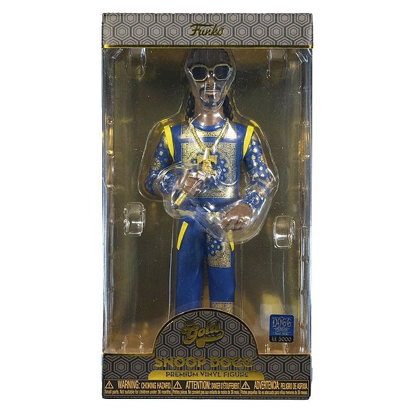 Funko Pop Gold 30cm 12 Snoop Dogg Superbowl #70610 Vinil 30cm Edição Premium Funko