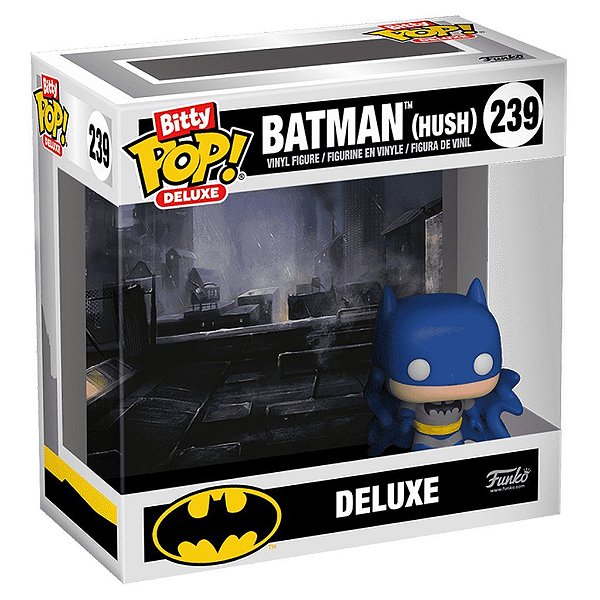 Funko Bitty Pop Dc Batman Deluxe Batman Hush 239 2,5Cm Miniatura Oficial Funko 2,5cm Miniatura Of...