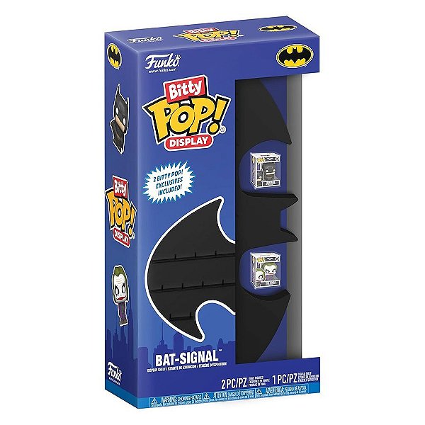 Funko Bitty Pop Dc Batman Display Batman Signal C/2 Bitty 2,5Cm Miniatura Oficial Funko 2,5cm Min...