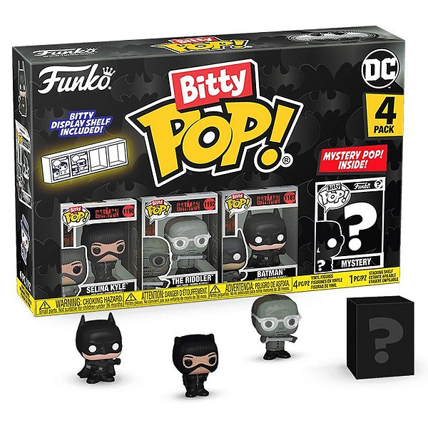 Funko Bitty Pop Dc Batman 85Th Catwoman 4Pack 2,5Cm Miniatura Oficial Funko 2,5cm Miniatura Ofici...