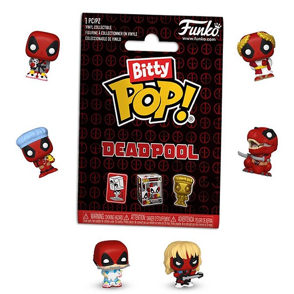 Funko Bitty Pop Mystery Plybg Marvel Deadpool C/12Pc 2,5cm Miniatura Oficial Funko