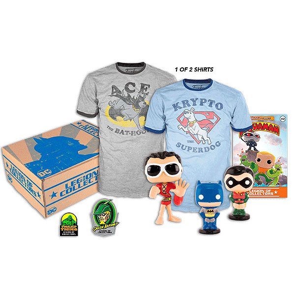 Funko Box Collectors Dc Legacy S Vinil 25 cm Oficial Funko