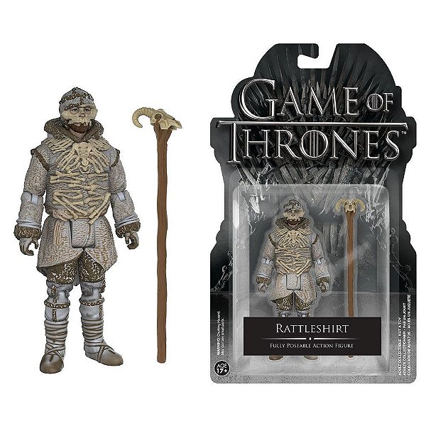 Action Figure Funko Funko Action Game Of Thrones Rattle Shirt Vinil 9,5 Cm Oficial Funko PVC e AB...