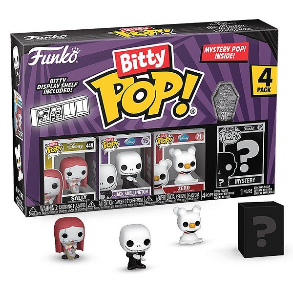 Funko Bitty Pop Nbc Sally 4Pack 2,5cm Miniatura Oficial Funko