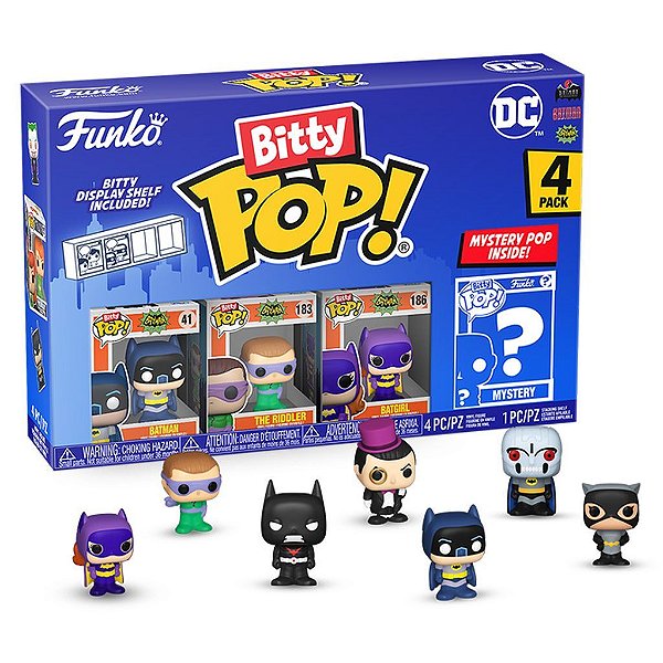 Funko Bitty Pop Dc Batman Adam West 2,5cm Miniatura Oficial Funko