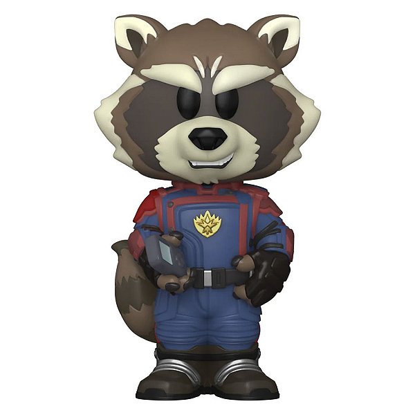 Funko Pop Funko Vinyl Soda Guardians Galaxy 3 Rocket #68822 Vinil 9,5 cm Oficial Funko