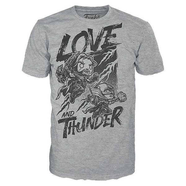 Camiseta Funko Tees Camiseta Funko Tees Marvel Thor Love And Thunder S Algodão Oficial Funko Algo...