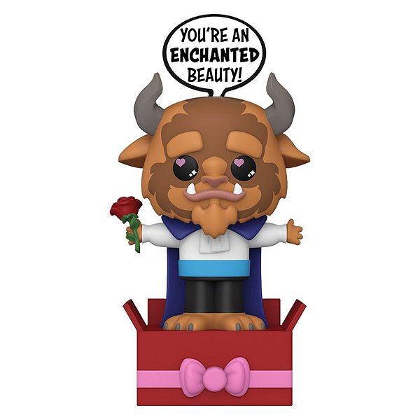 Funko Pop Sies Disney The Beast Valentines Day #61241 Vinil 9,5 cm Oficial Funko