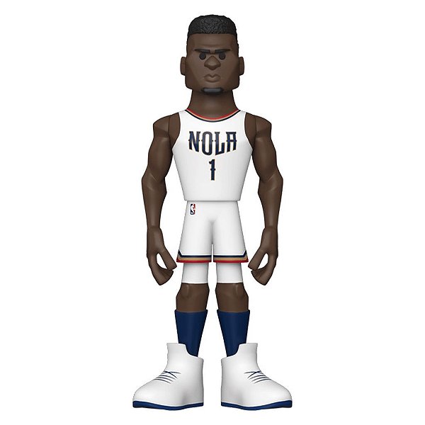Funko Pop Gold 30Cm 5 Nba Pelicans Zion Williamson #59385 Vinil 30Cm Edição Premium Funko Vinil 9...