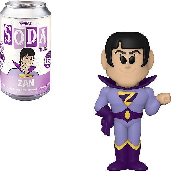 Funko Pop Funko Vinyl Soda Super Friends Zan #58337 Vinil 9,5 cm Oficial Funko