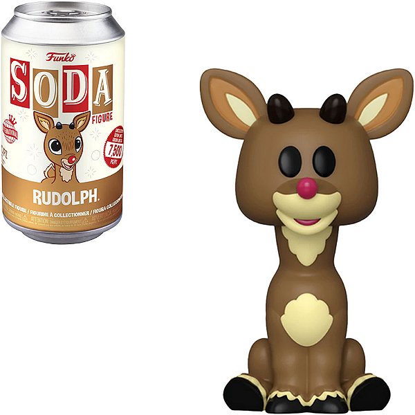 Funko Pop Funko Vinyl Soda Rudolph The Red Nosed Reindeer Rudolph #58720 Vinil 9,5 cm Oficial Funko