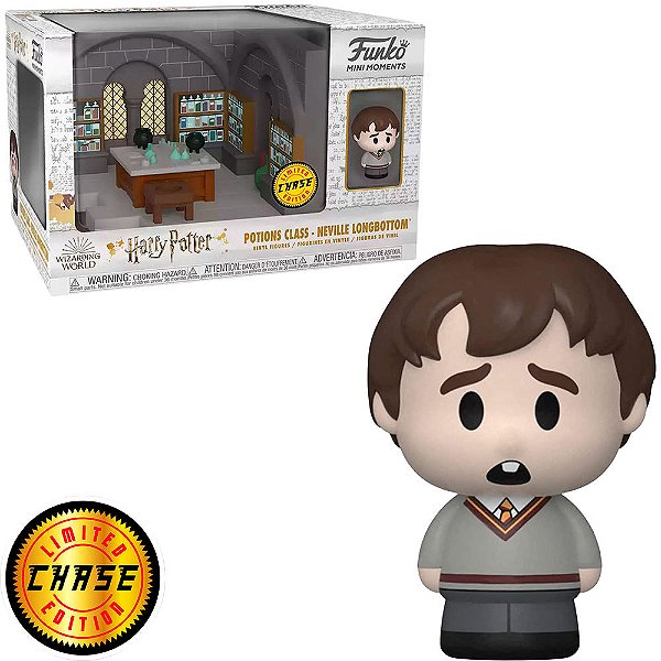 Funko Pop Chase Harry Potter Mini Moments Neville Longbottom #57365 Variante Rara 1 Em 6 Vinil 9,...