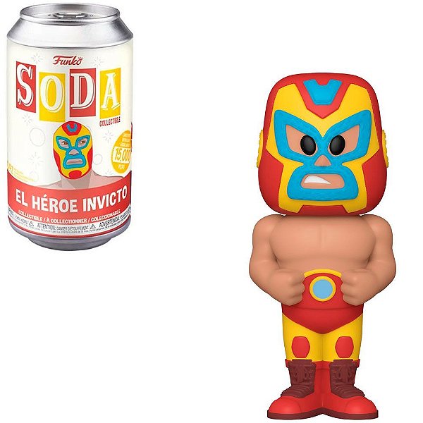 Funko Soda Funko Vinyl Soda Luchadores El Heroe Invicto #54506 Vinil 9,5 Cm Oficial Funko Vinil 1...