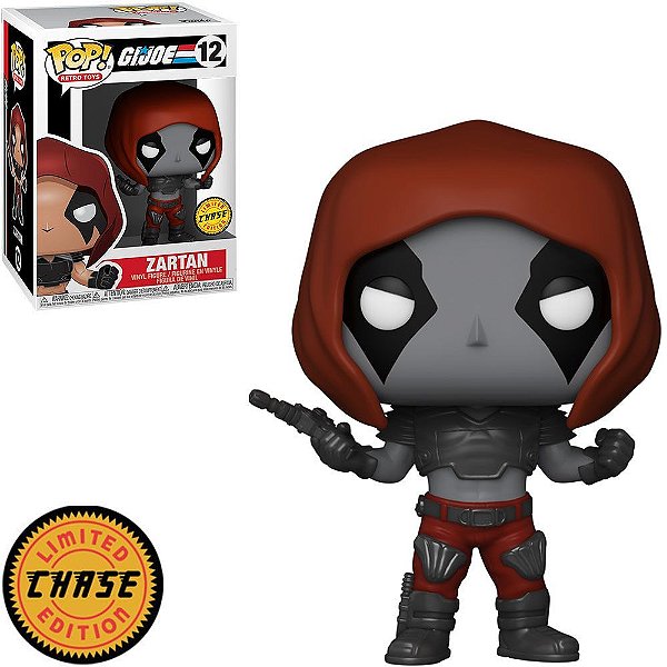 Funko Pop Chase Gi Joe Zartan #12 Variante Rara 1 Em 6 Vinil 9,5Cm Vinil 9,5 cm Oficial Funko