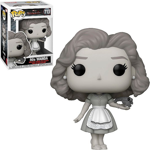Funko Pop Marvel Wanda Vision 50S Wanda #713 Vinil 9,5 cm Oficial Funko