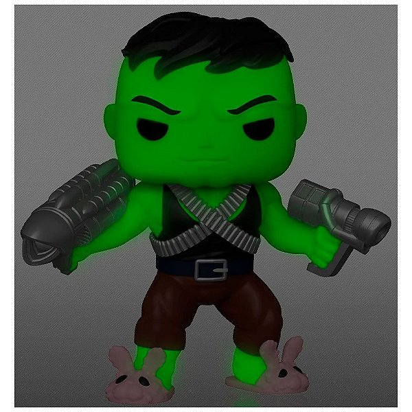 Funko Pop Chase Marvel Professor Hulk Sized Ex #705 Variante Rara 1 em 6 Vinil 9,5cm