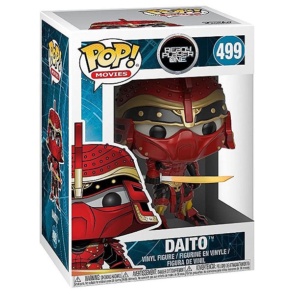 Funko Pop Ready Player - One Daito #499 Vinil 9,5 Cm Oficial Funko Vinil 9,5 cm Oficial Funko