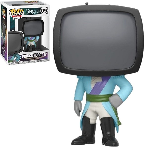 Funko Pop Saga Prince - Robot Iv #09 Vinil 9,5 Cm Oficial Funko Vinil 9,5 cm Oficial Funko