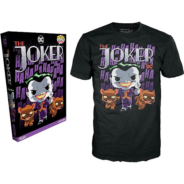 Camiseta Funko Tees Dc The Joker Md Tamanho MD Algodão Oficial Funko