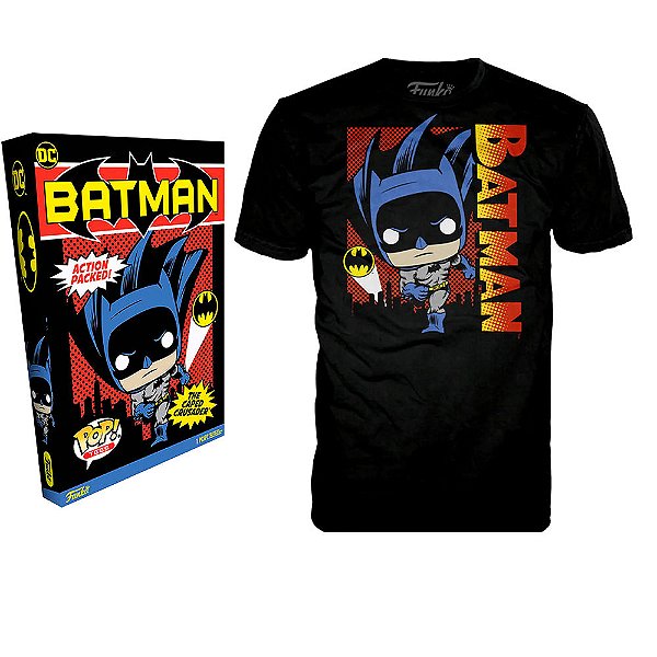 Camiseta Funko Tees Camiseta Funko Tees Dc The Batman Lg Tamanho Lg Algodão Oficial Funko Tamanho...