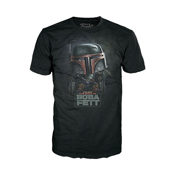 Camiseta Funko Tees Star Wars Boba Fett Md Tamanho MD Algodão Oficial Funko