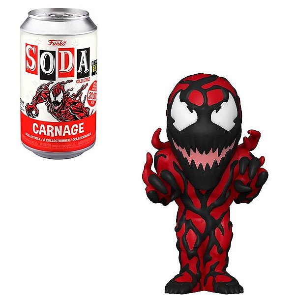 Funko Pop Funko Vinyl Soda Marvel Carnage #64392 Vinil 9,5 cm Oficial Funko