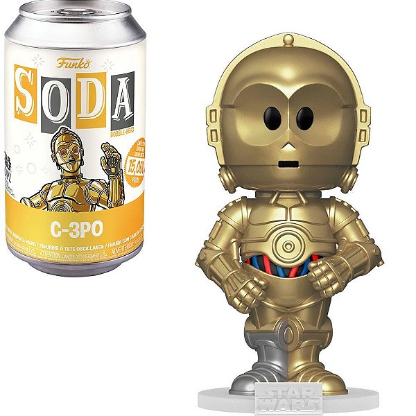 Funko Pop Funko Vinyl Soda Star Wars C-3Po #63907 Vinil 9,5 cm Oficial Funko