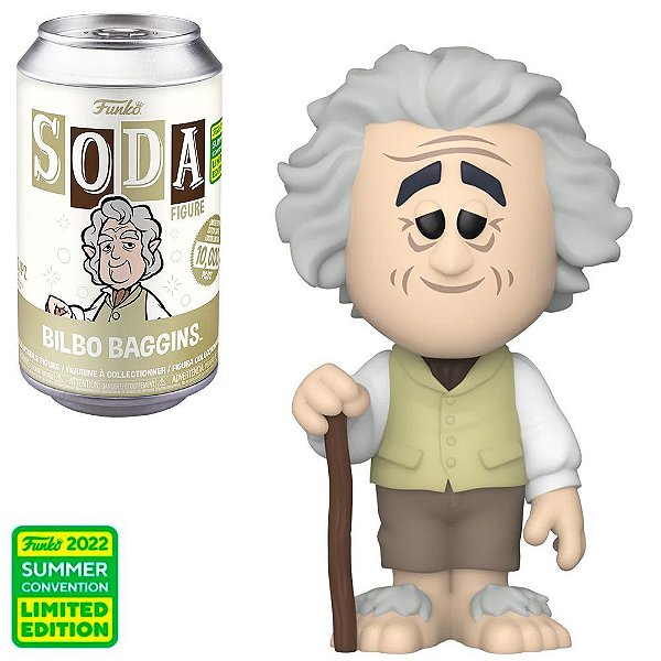 Funko Pop Funko Vinyl Soda Lord Of The Rings Bilbo Baggins Sdcc 2022 #65273 Vinil 9,5 cm Oficial ...