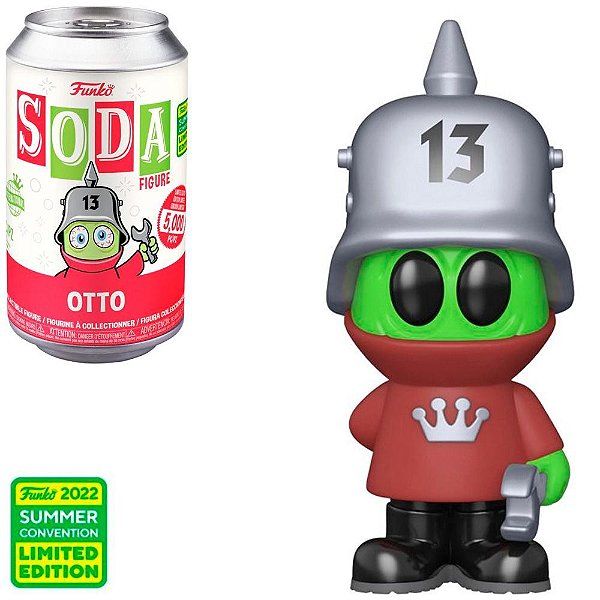 Funko Pop Funko Vinyl Soda Fantastik Plastik Otto Sdcc 2022 #65279 Vinil 9,5 cm Oficial Funko