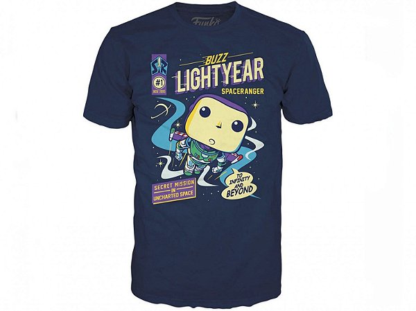 Camiseta Funko Tees Disney Toy Story Buzz Lightyear Md Tamanho MD Algodão Oficial Funko