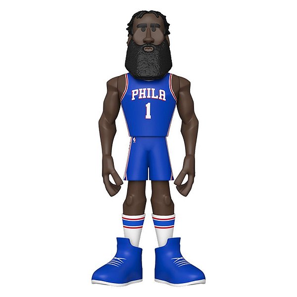 Funko Pop Chase Gold 12 Nba James Harden #64546 Variante Rara 1 em 6 Vinil 9,5cm