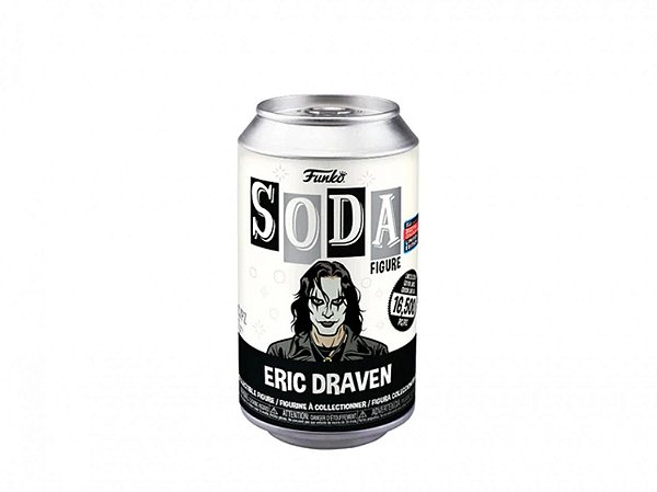 Funko Pop Funko Vinyl Soda Dc The Crow Eric Draven Nycc 2022 #67068 Vinil 9,5 cm Oficial Funko