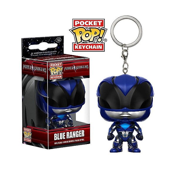 Funko Pop Keychain Power - Rangers Blue Vinil 9,5 cm Oficial Funko