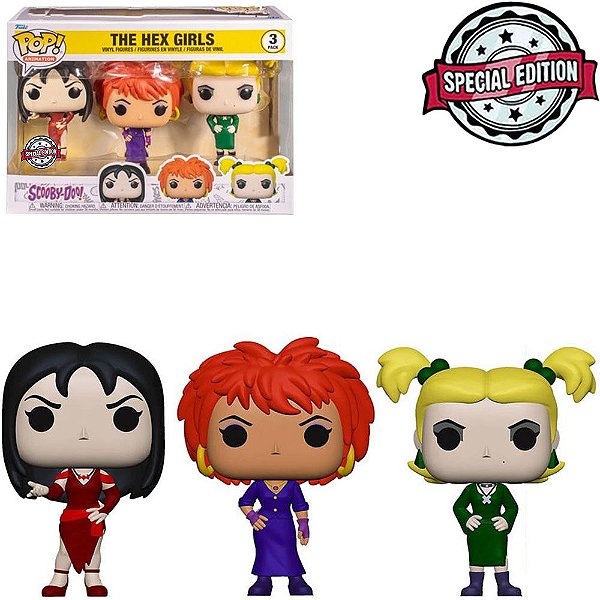 Funko Pop Scooby-Doo The Hex - Girls 3Pack #58158 Vinil 9,5 Cm Oficial Funko Vinil 9,5 cm Oficial...