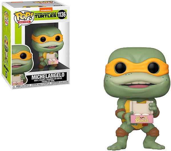 Funko Pop Turtles Ninja - 2 Michelangelo #1136 Vinil 9,5 Cm Oficial Funko Vinil 9,5 cm Oficial Funko
