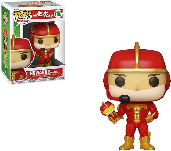Funko Pop Jingle All The Way Howard As - Turbo Man #1167 Vinil 9,5 Cm Oficial Funko Vinil 9,5 cm ...