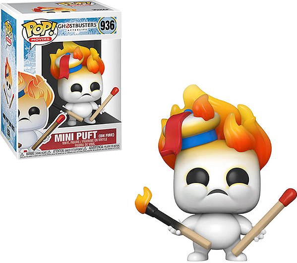 Funko Pop Ghostbusters Afterlife Mini Puft - On Fire #936 Vinil 9,5 Cm Oficial Funko Vinil 9,5 cm...