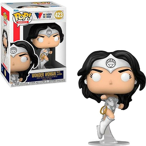 Funko Pop Heroes Wonder Woman 80Th Wonder - White Lantern #423 Vinil 9,5 Cm Oficial Funko Vinil 9...