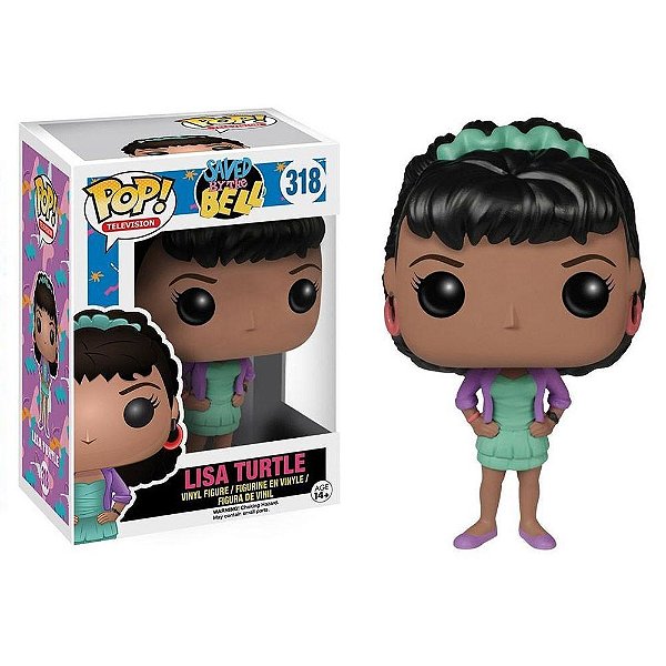 Funko Pop Saved By The Bell - Lisa Turtle #318 Vinil 9,5 Cm Oficial Funko Vinil 9,5 cm Oficial Funko